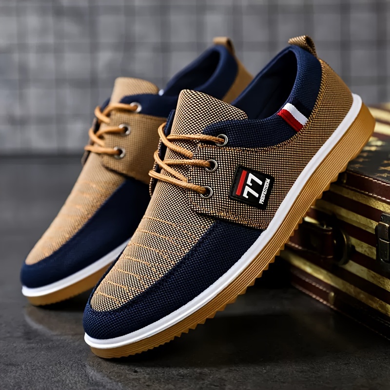 Nowe modne męskie buty sportow – Knit Fabric Lace Up Sneakers recenzja i cena