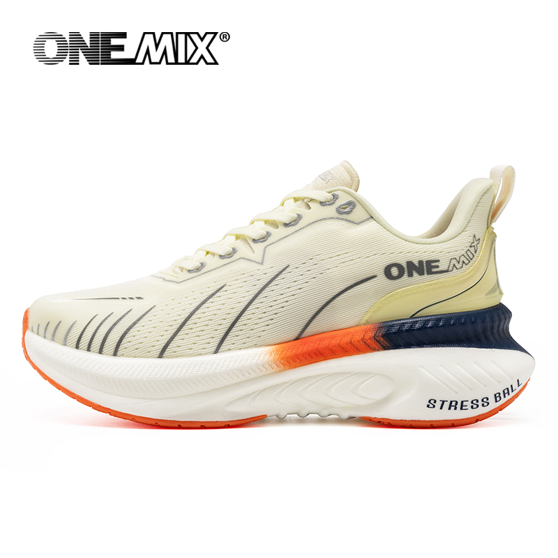 ONEMIX Białe buty do biegania  – Reflective Night Running Shoes recenzja i cena