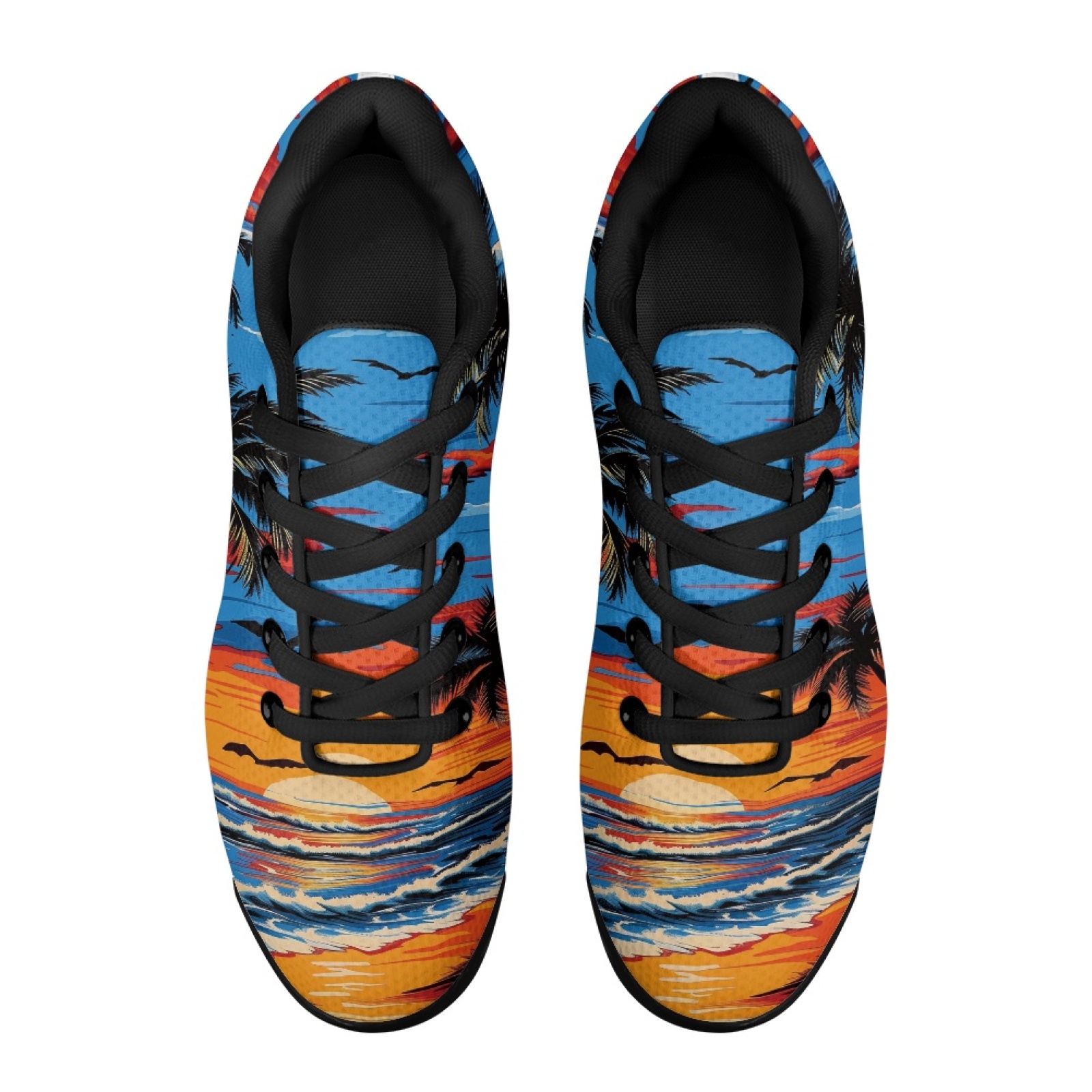 PENSTROLL Sunset Palm Trees El – Air Cushion Jogger Shoes Men recenzja i cena