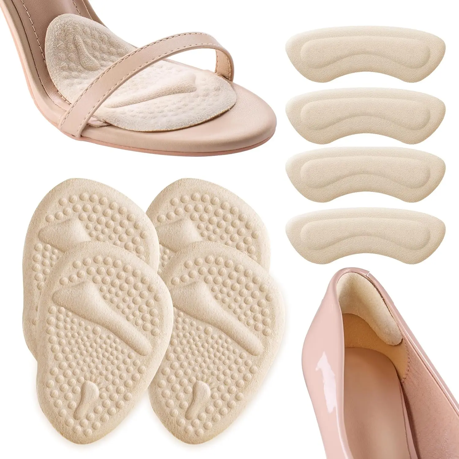 2 zestawy wkładek na pięty, po – Heels recenzja i cena
